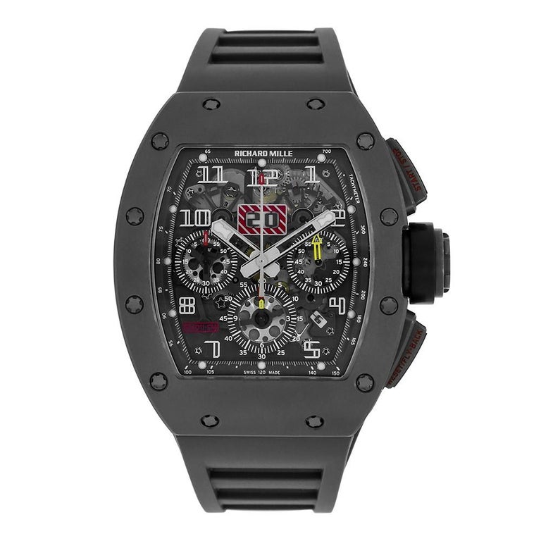 Richard Mille RM011 Felipe Massa Titanium Flyback Chronograph Watch-replica