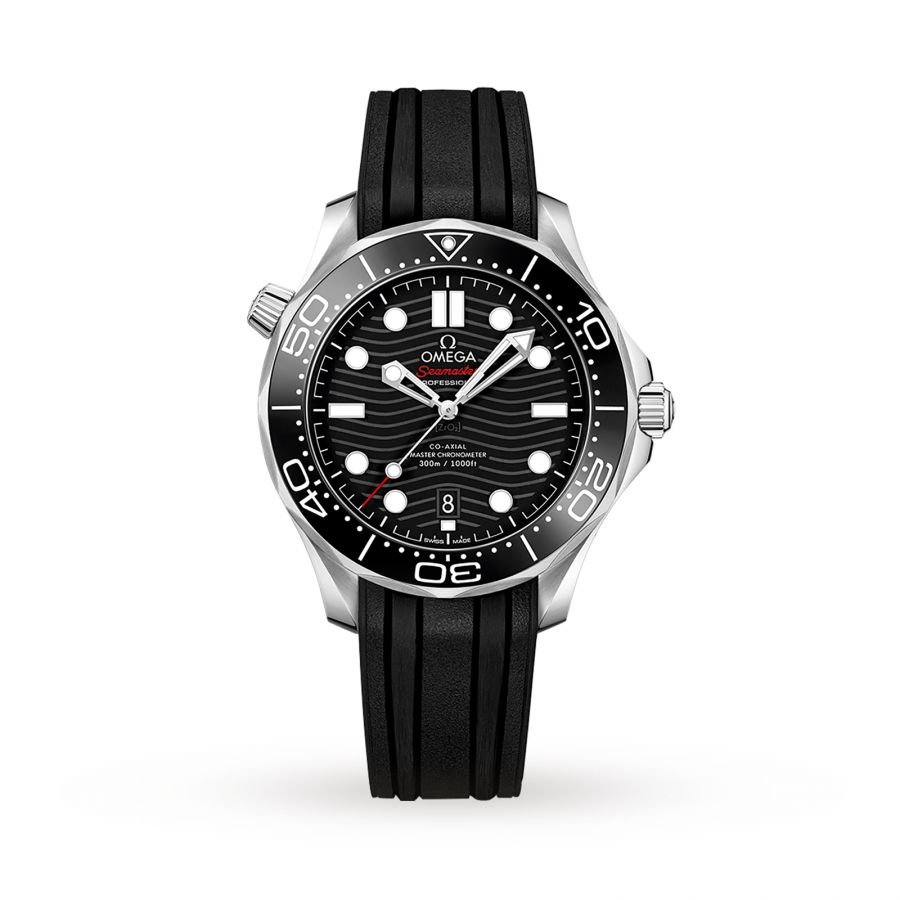 Omega Seamaster Diver 300m Co-axial Master Chronometer Black 42mm-copy