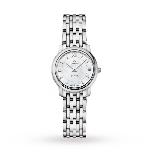 Omega De Ville Prestige Quartz Ladies Watch Silver 24.4mm-replica