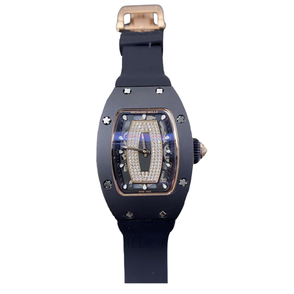Richard Mille RM037 Replica Lady Watch Black-fake