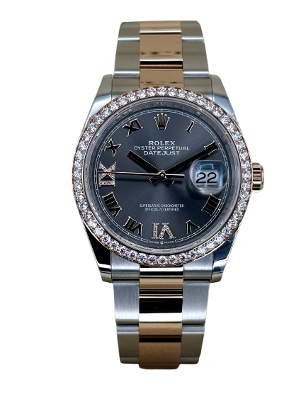 Rolex Datejust 126281RBR Two-Tone Oyster Grey Dial 36mm 2023-replica